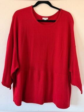 Pure J. Jill Red Kimono Size M